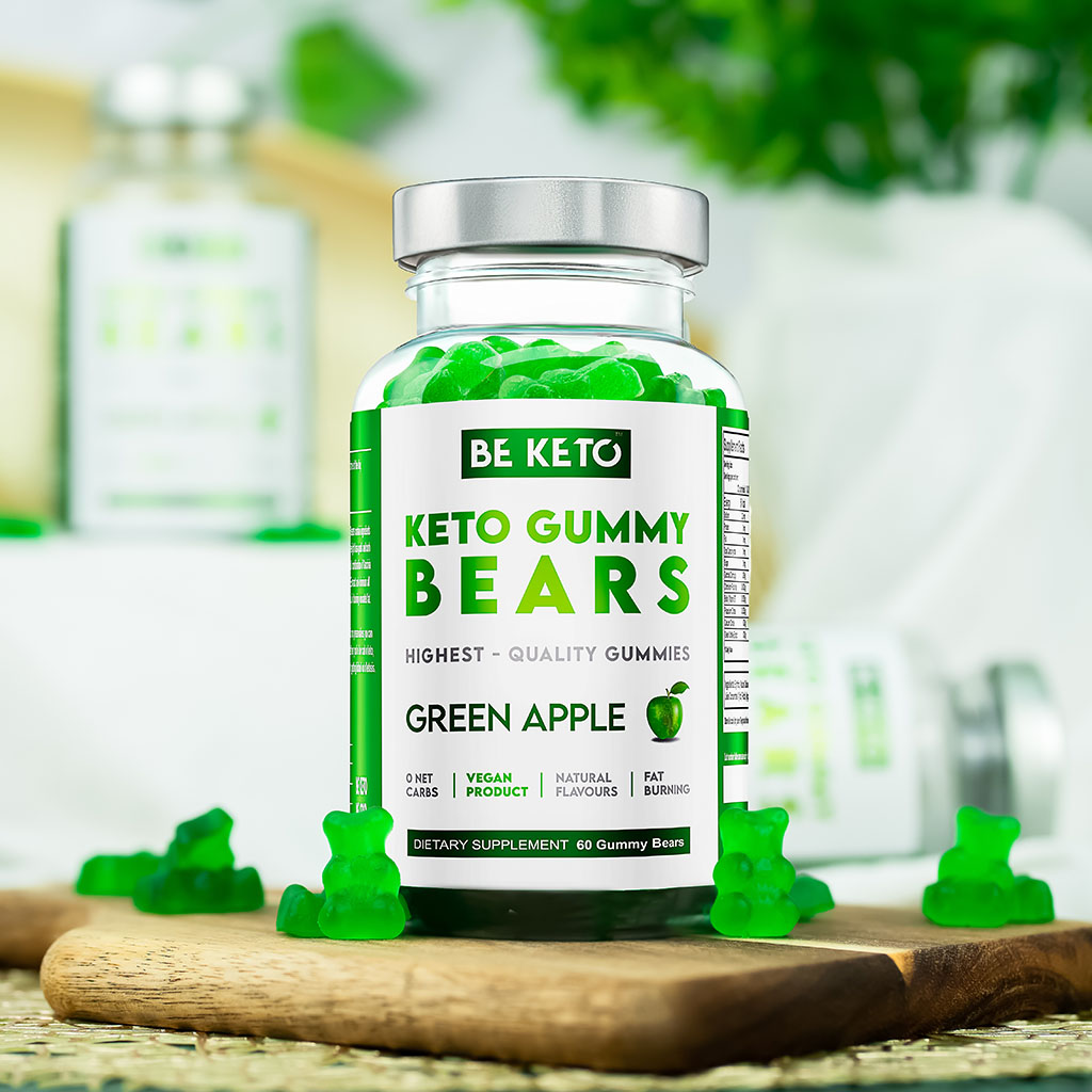 Oursons Céto à la Biotine – Pomme Verte – Image 4